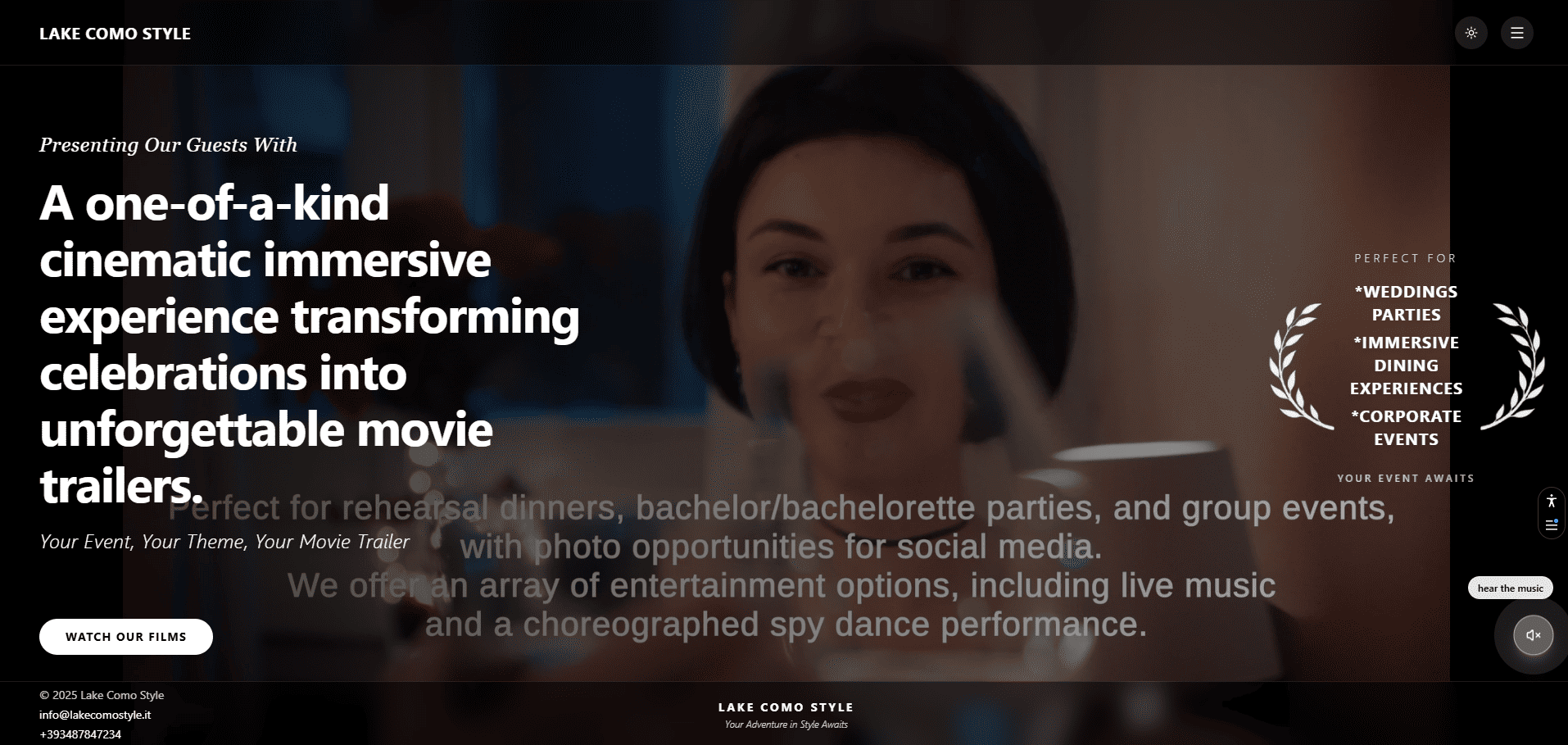 Lake Como Style screenshot